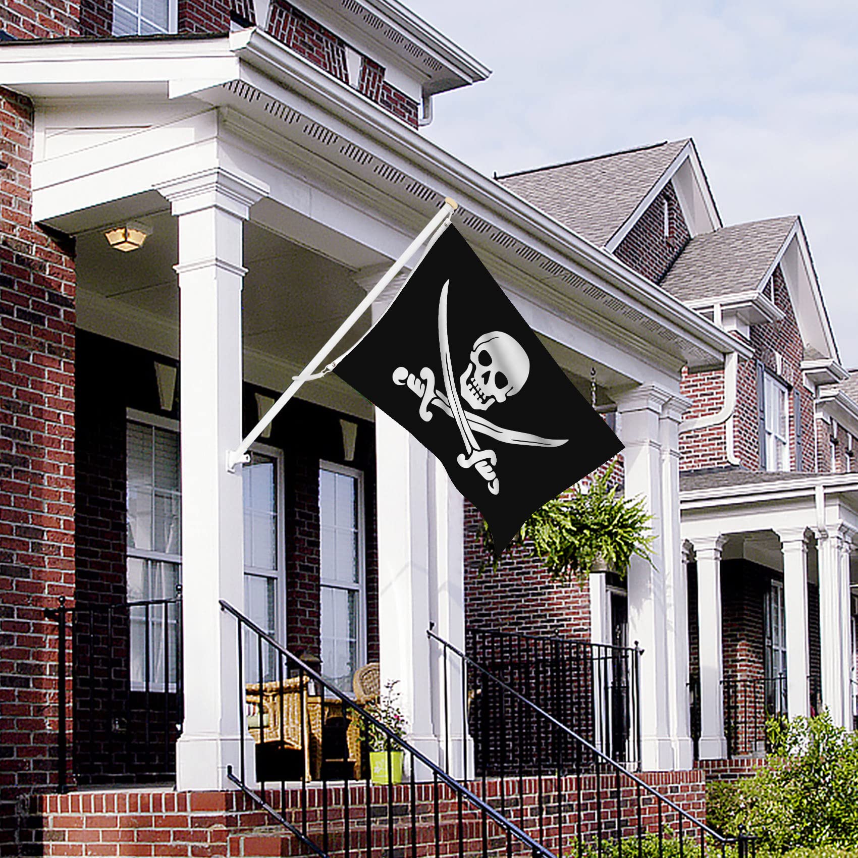 Premium Vector | Pirate flag with a skull and crossbones on it Premium Vector | Pirate flag with a skull and crossbones on it