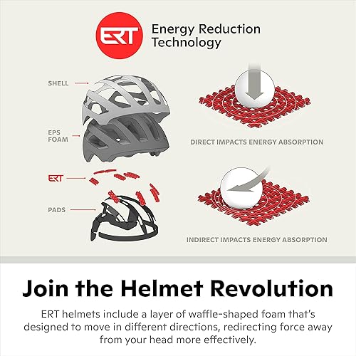 Miniatura 3 de Schwinn Bunker ERT - Casco de bicicleta para jóvenes y adultos, se adapta a circunferencias de cabeza de 54 a 24.4in, encuentra tu tamaño, varios