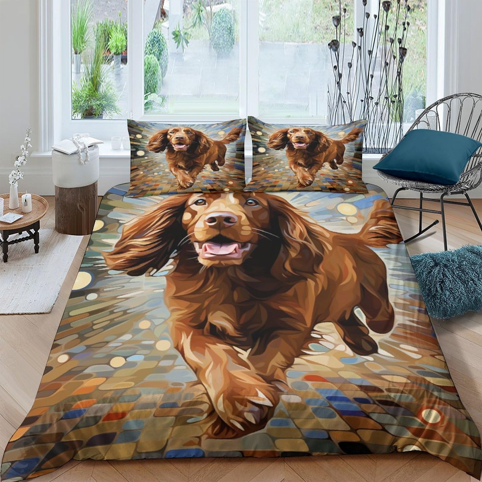 Housse de couette avec fermeture éclair 220x240 contre transpiration lit