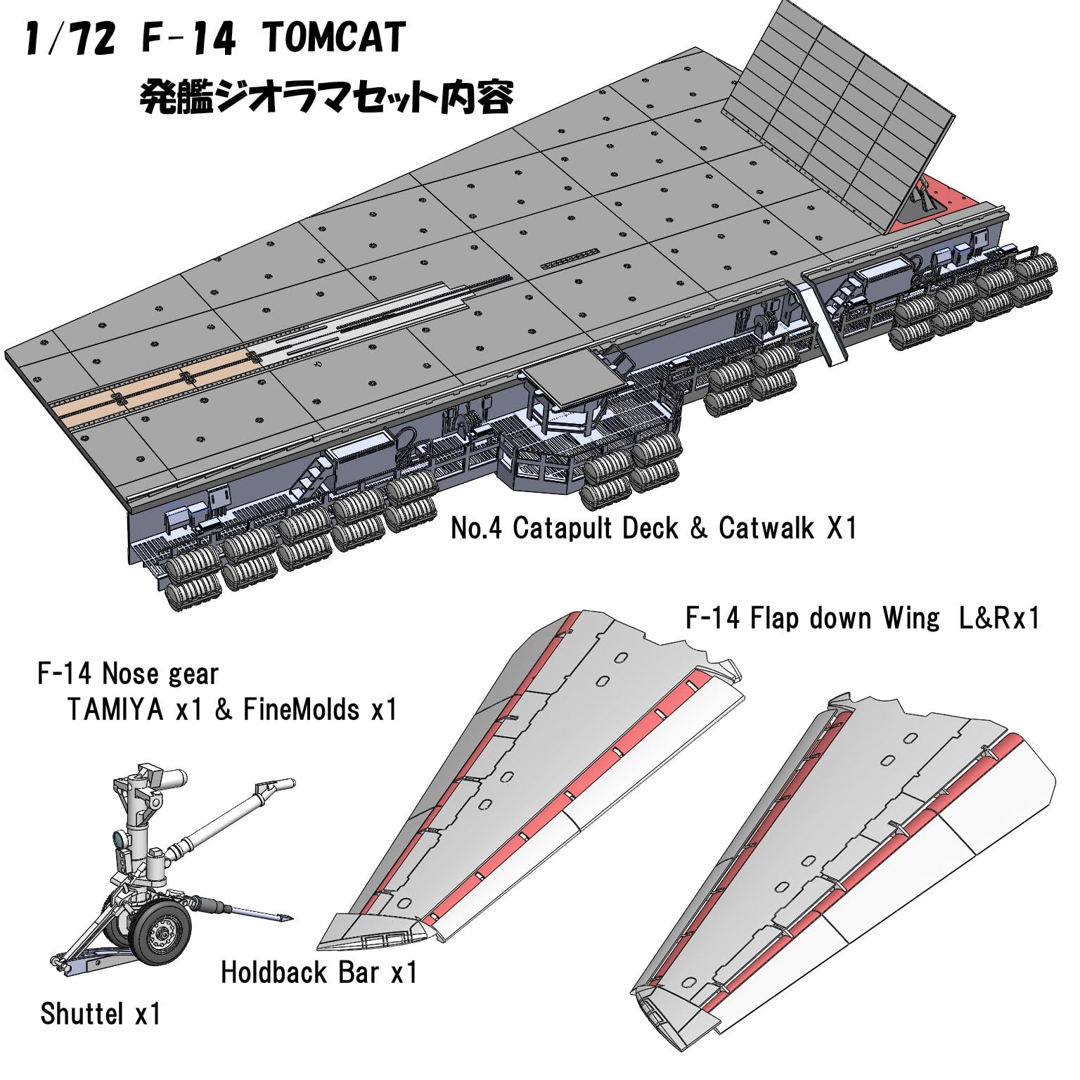 Amazon.co.jp: 1/72 F-14TOMCAT 発艦ジオラマセット : ホビー