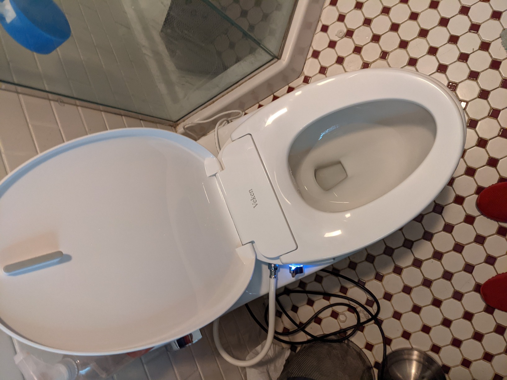 43/mo Finance Veken Electric Bidet Toilet Seat for Elongated Toilets