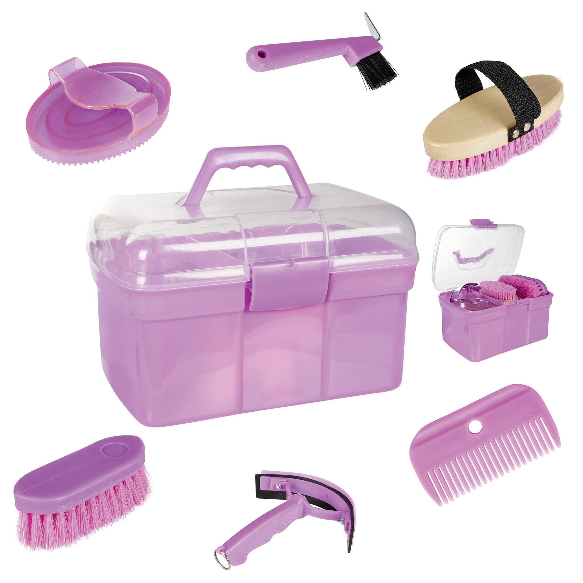 Hkm Hkm 4057052263026 - Set de Limpieza (6 Piezas), Color Rosa