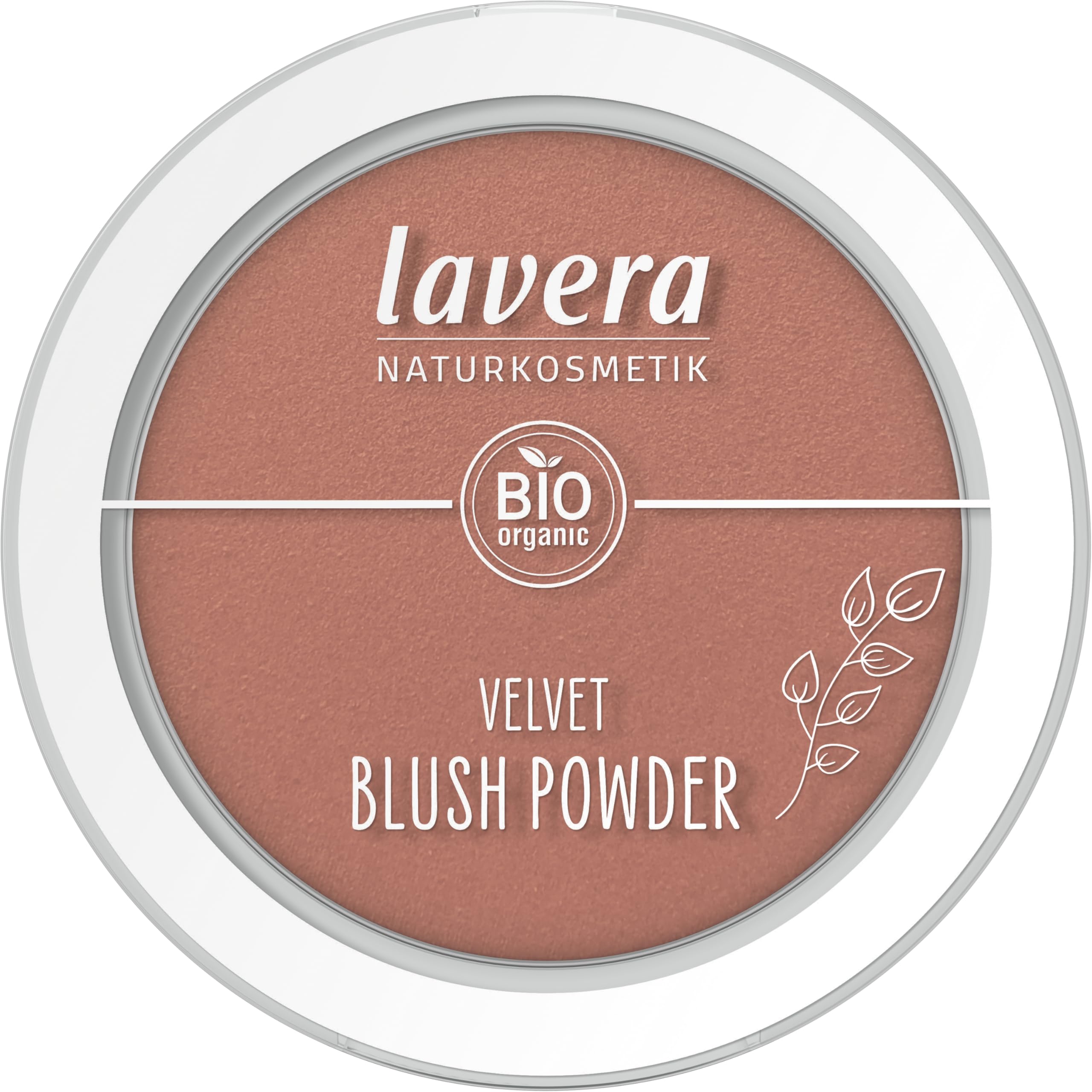 lavera Velvet Blush Powder -Nude Terracotta 03 - fresh complexion - long-lasting - velvety & light texture - vegan - natural cosmetics - 5g
