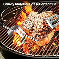 Vista 6 de Reemplazo de sonda de carne para parrillas de pellets, accesorios de sonda de temperatura de enchufe de 0.098 in, piezas de repuesto para sensor