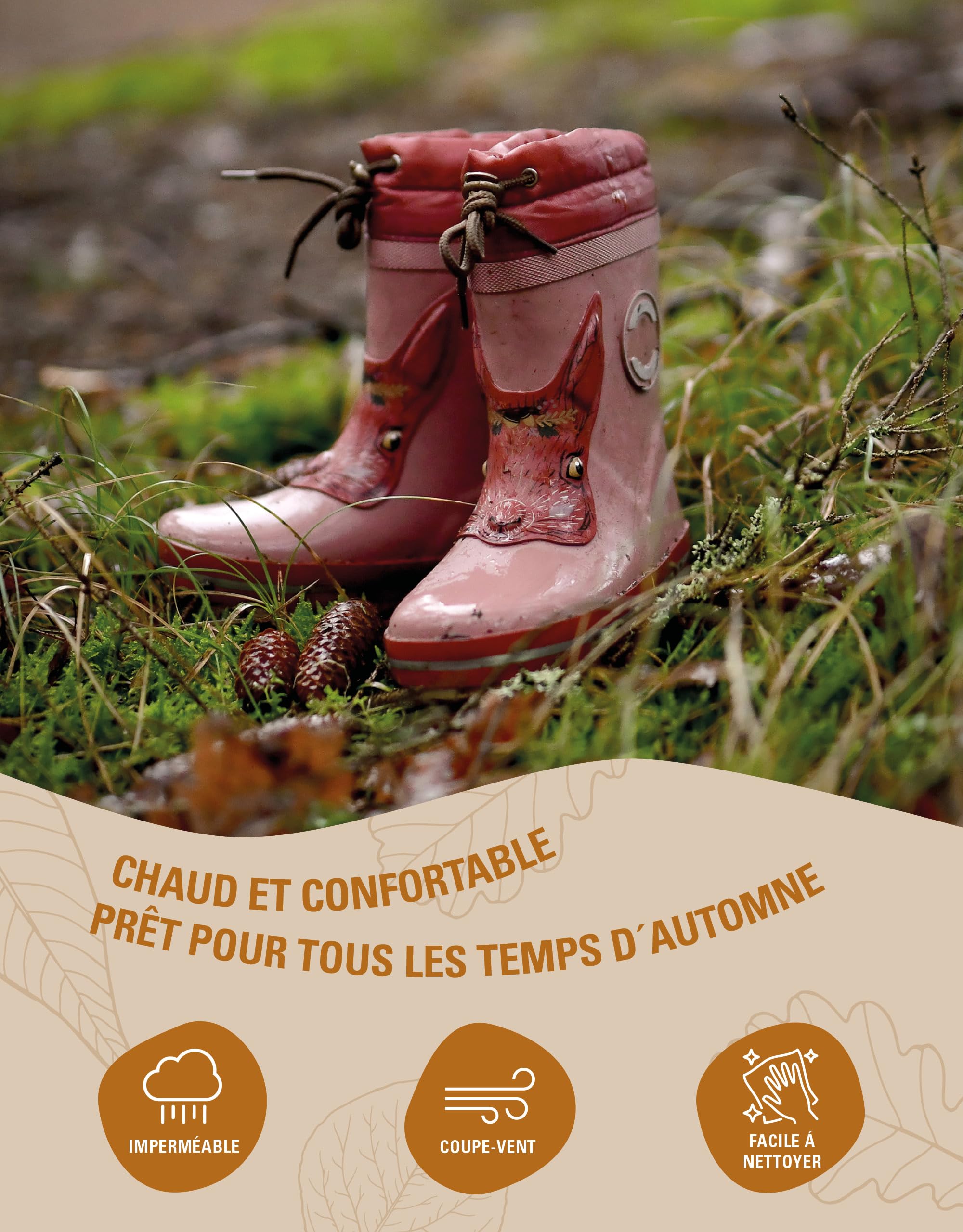 Mikk-line Warm Gefütterte Gummistiefel Kinder | Wasserdicht Regenstiefel für Jungen und Mädchen | Winddicht Thermo Gummistiefel | Regenschuhe Mit Reflektiernde Details
