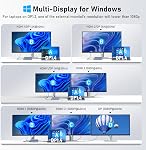 USB C Docking Station for Laptop Dual Monitor, ZMUIPNG 14-in-1 Laptop Docking Station USBC Hub with 2HDMI,Displayport,100W PD,Ethernet,6 USB Port,SD/TF Card Reader,Mic/Audio for Dell/HP/Lenovo