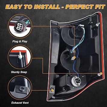 Tail Light Compatible With 2011-2020 Dodge Grand Caravan Left Side