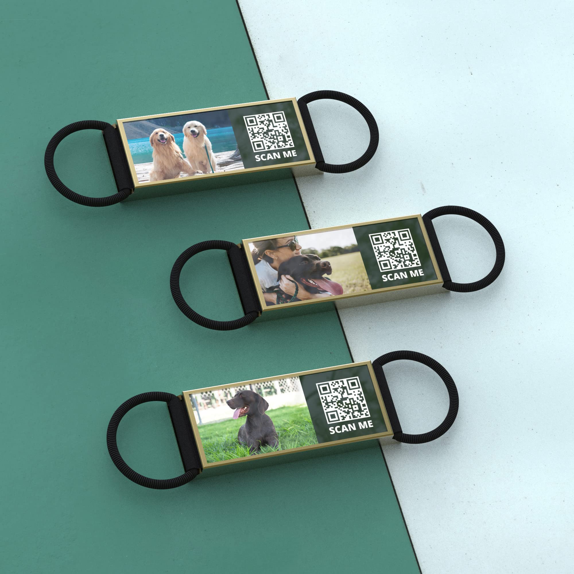 Targhetta Identificativa Per Cane A Forma Di Osso - Foto 4