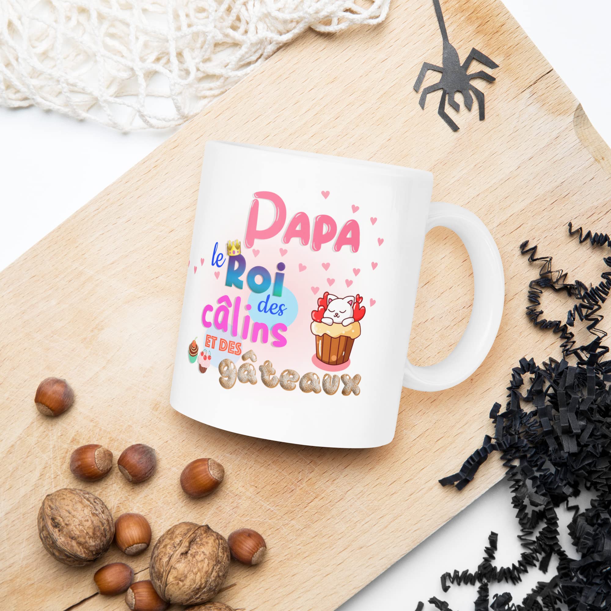 Luigi Collection Mug Papa - On T'aime - Tasse Humour Céramique 325ml - Cadeau Fête Des Pères, Anniversaire