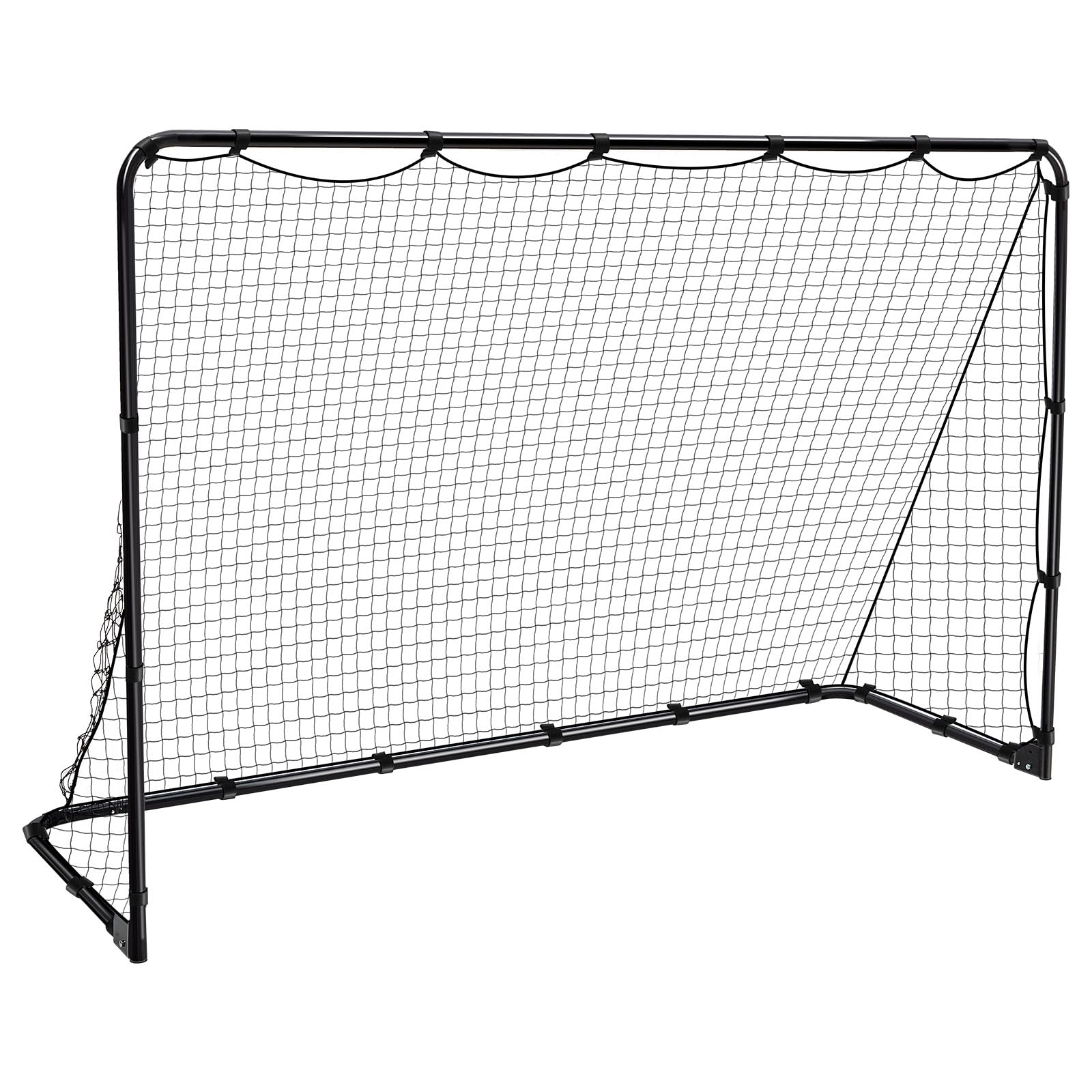 Photo 1 of Meooeck Foldable Soccer Goal Net Backyard for Kids Practice Soccer Net 6' x 4' Metal Soccer Games and Portable Training Goal Net Set for Sports Indoor Outdoor Child Youth Adult Games(1 Pcs)