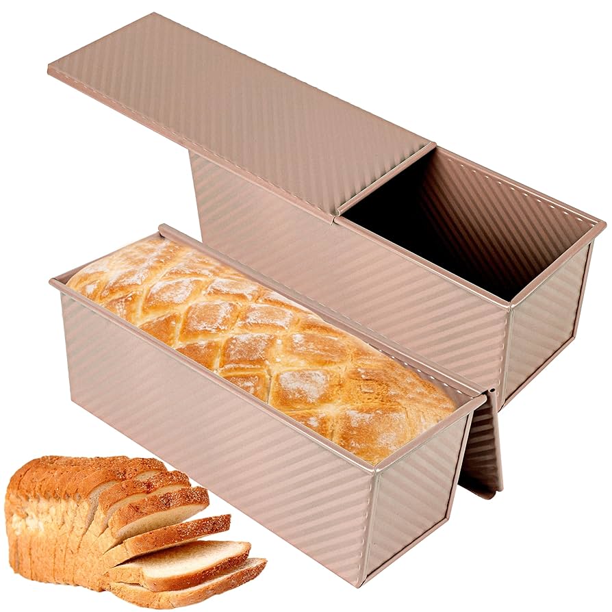 USA PAN Bakeware プルマンローフパン＆フタ　2個セット　パン型 USA PAN Bakeware プルマンローフパン＆フタ2個セット