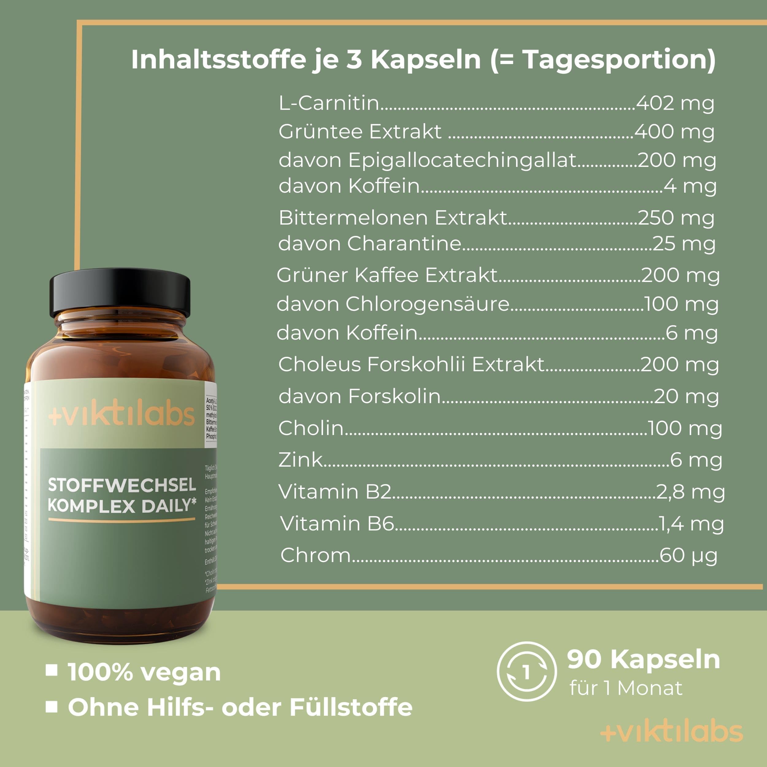 Stoffwechsel Komplex Daily – 270 Kapseln