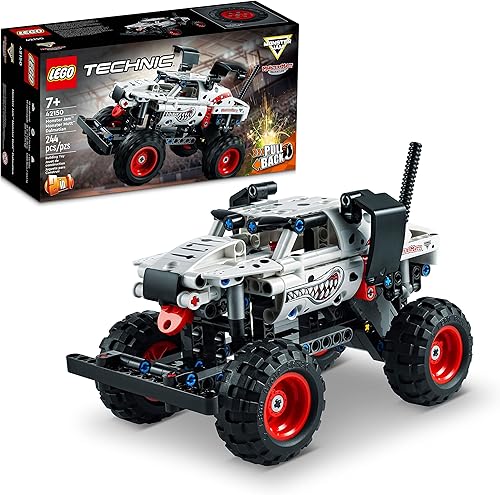 LEGO Technic Monster Jam Monster Mutt Dálmata, juguete de carreras 2 en 1, idea de regalo de cumpleaños, juguete de construcción de bricolaje,