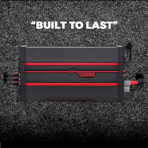 Miniatura 5 de DS18 CANDY-X5B Amplificador en negro - Clase D, 5 canales, 2000 vatios máximo, digital, 124 ohmios, con controlador remoto de nivel de subwoofer -