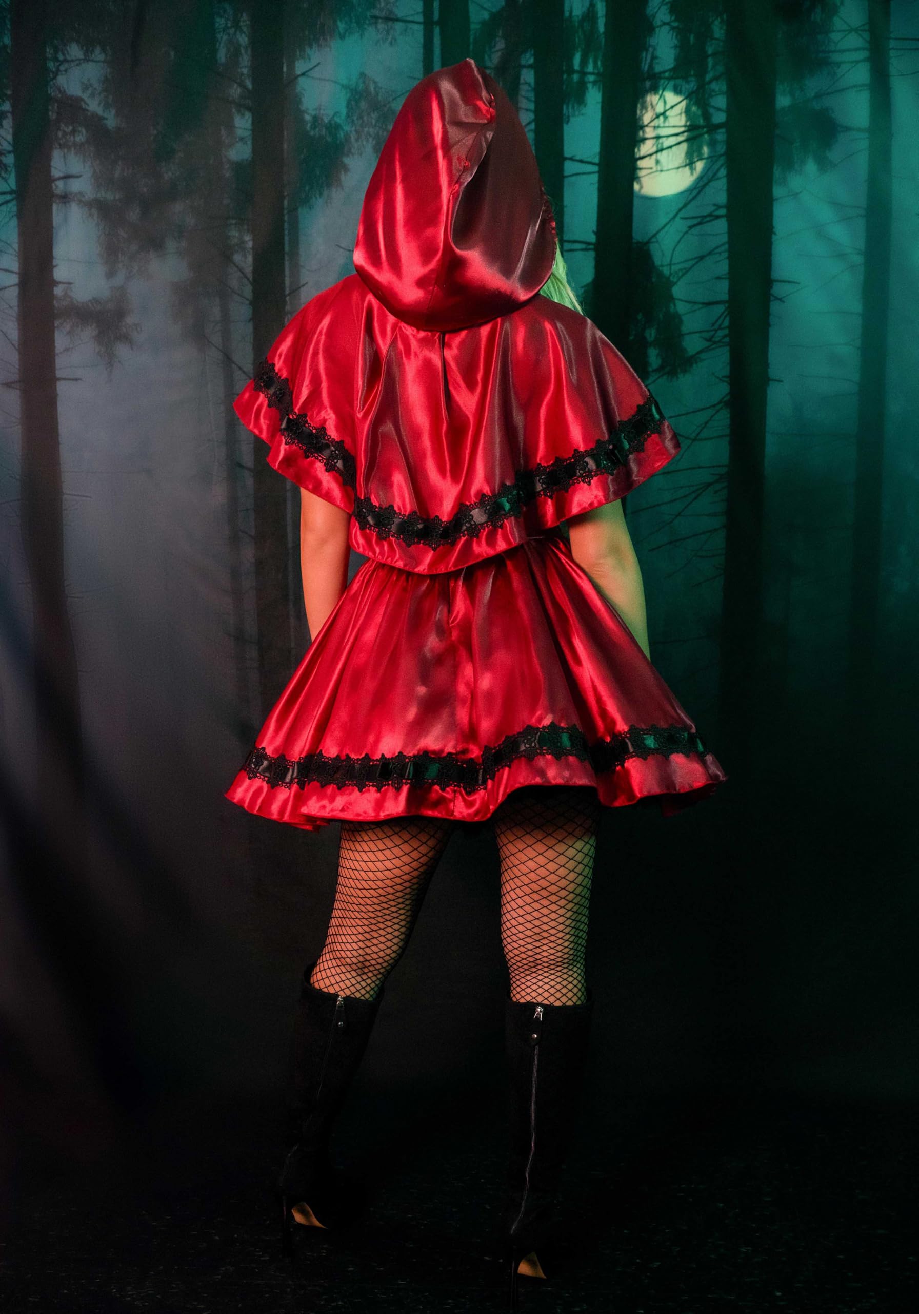 Leg Avenue Panie Gothic Red Riding Hood Kostium Czerwonego Kapturka, Wielokolorowy, S