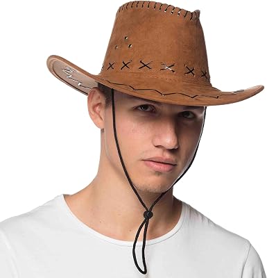 Largemouth Faux Suede Cowboy Hat 