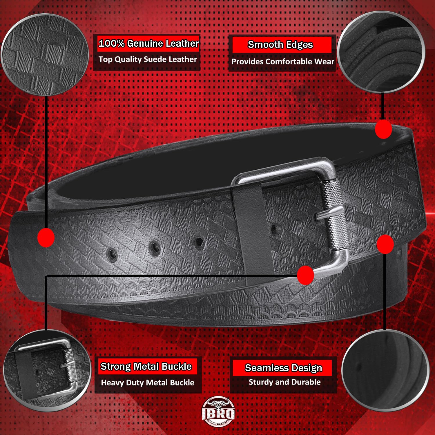 Duty Belt with Loop.44 to 48