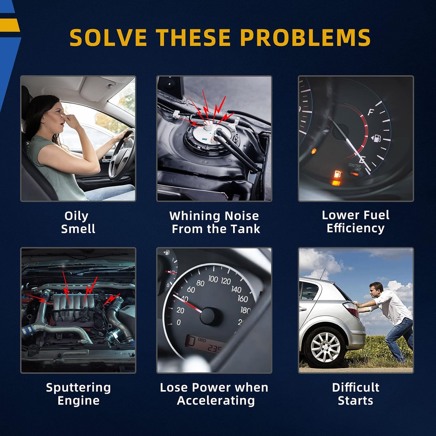 DWVO Fuel Pump Compatible with 2005-2014 Chrysler 300 (with gasoline engines ONLY)/2008-2016 Dodge Challenger/2006-2016 Dodge Charger/2005-2008 Dodge Magnum