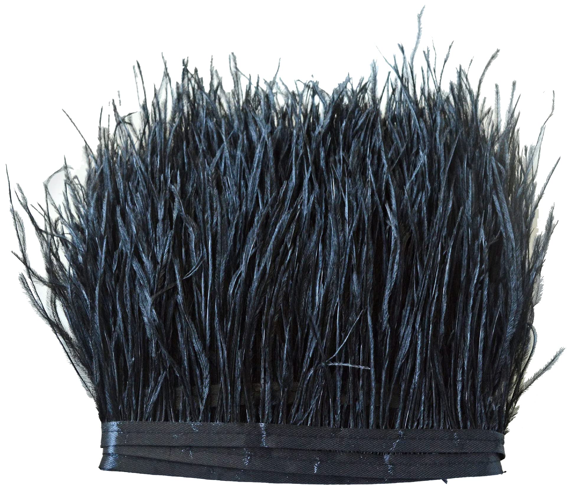 36 Colours Ostrich Feather Fringe Trim Fluffy Ostrich Plumes for Millinery Fascinator Craft Dress Making Pack of 1 Meter