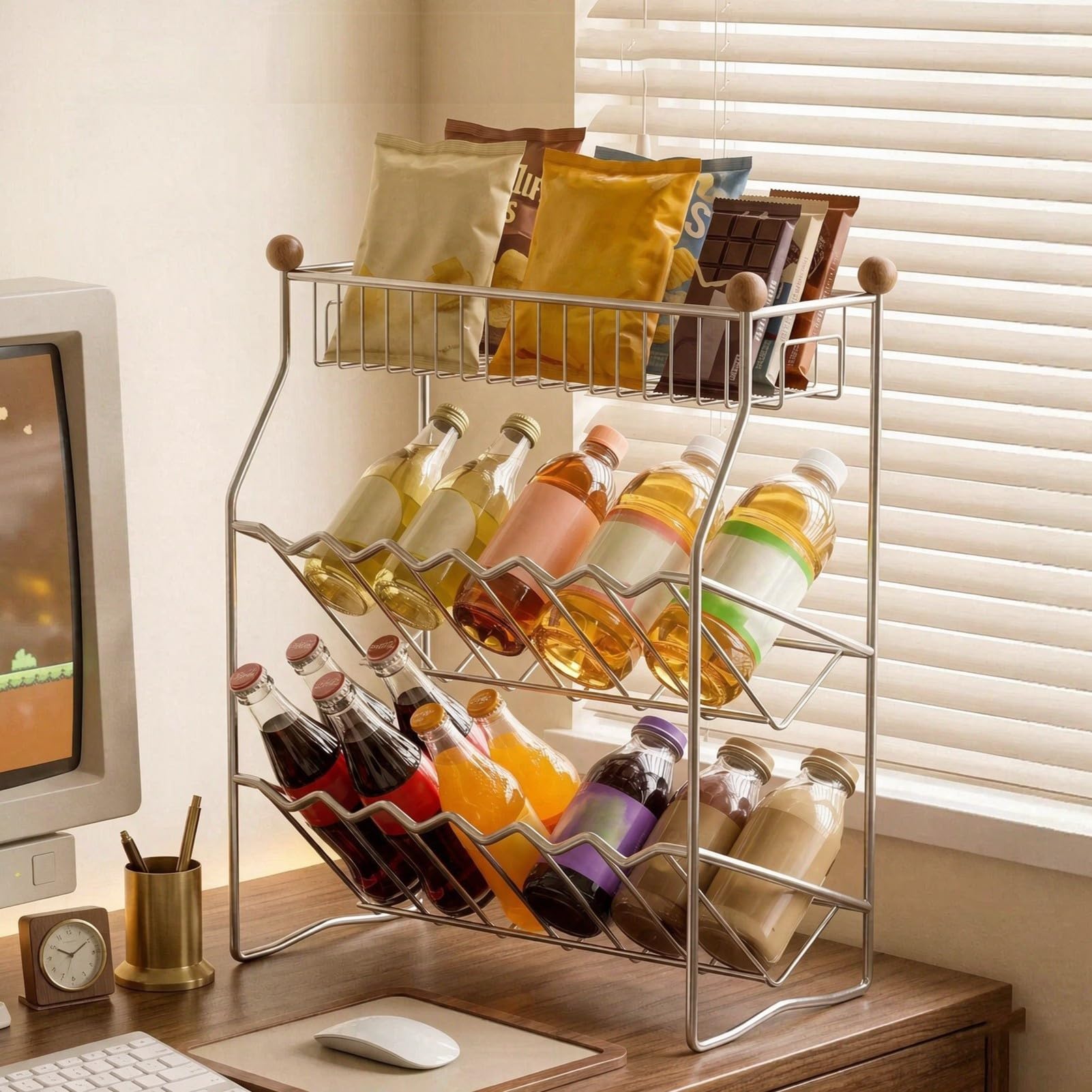 Estante De Especias De Acero Inoxidable/organizador De Encimera De Cocina