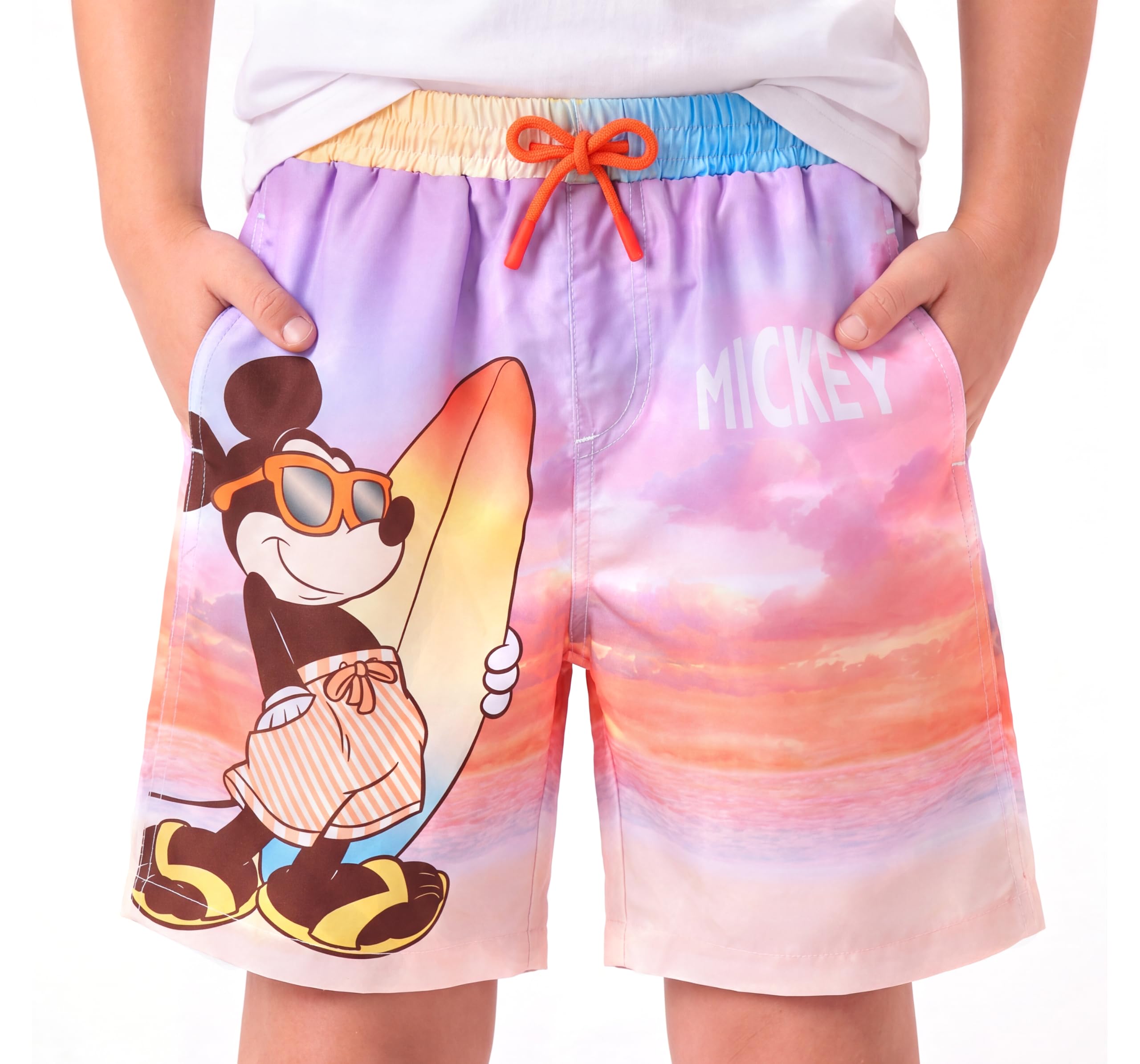 Disney Spiderman Cars Toy Story Boy Swim Trunks UPF 50+Swim Shorts Kid2-13Y