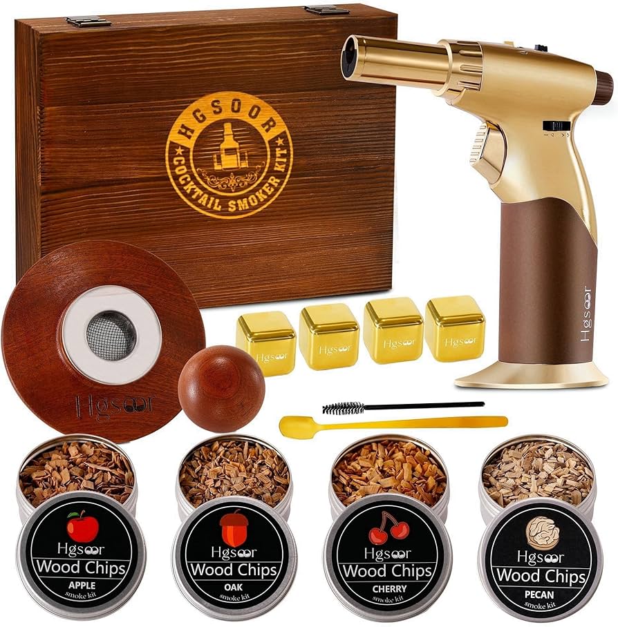 Amazon.com: Hgsoor Whiskey Smoker Kit - Old Fashioned Drink Smoker