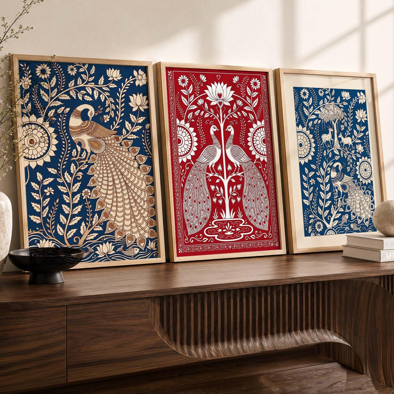 Madhubani Wall Art - Indian Traditional Painting -26