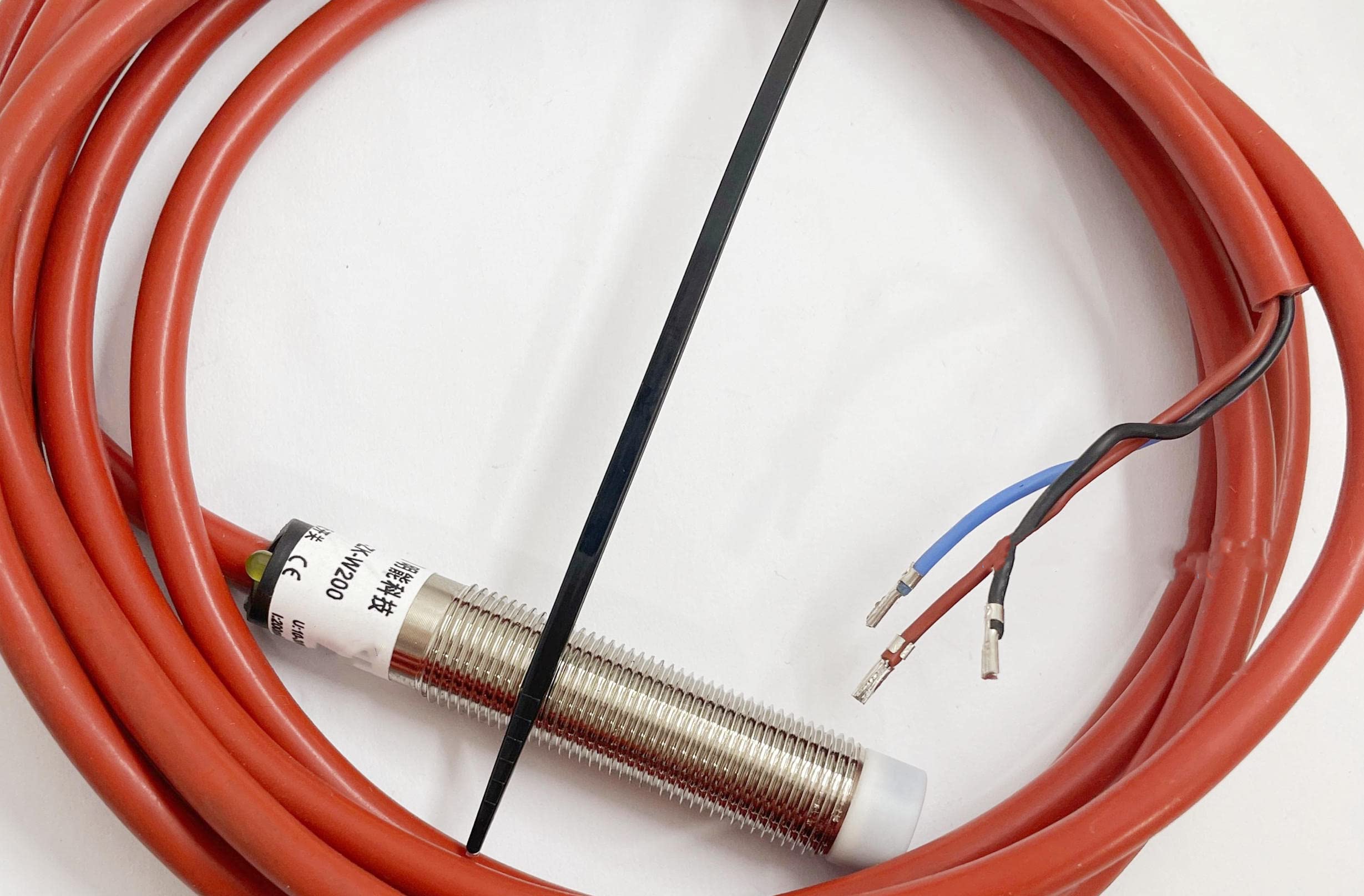 Proximity Sensor MN12-4-ZK-W200 High Temperature Metal Induction 4mm NPN Normally Open 12V24V DC Sensor