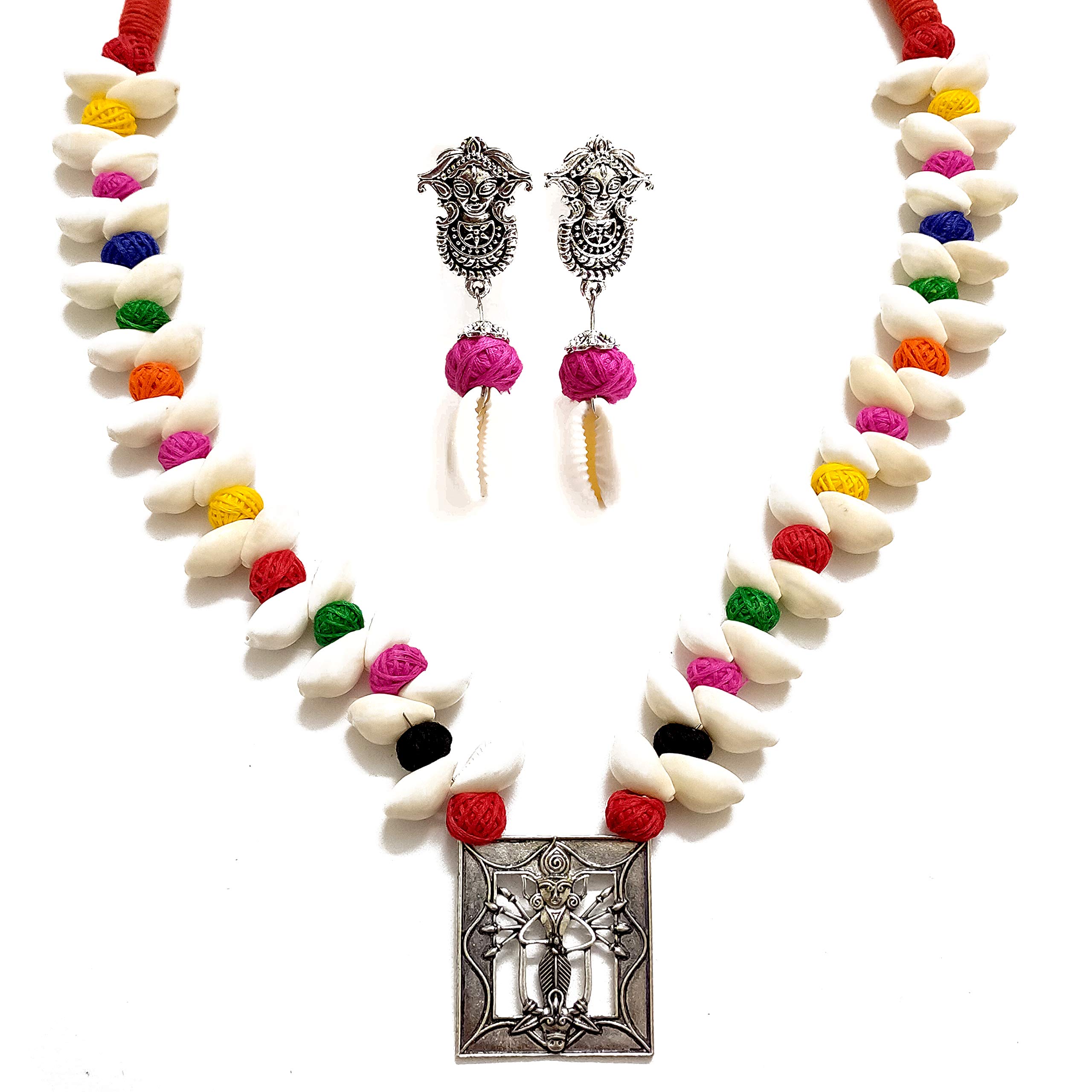 See full amazon price history chart for Fashions Villa Handmade Kawri Durga, Alloy, Metal, Cotton Dori, Oxidised Silver Necklace and Earrings Jewel Set, Multicolor Fashions Villa Handmade Kawri Durga, Alloy, Metal, Cotton Dori, Oxidised Silver Necklace and Earrings Jewel Set, Multicolor (B08WRFSBH2) Amazon Price History, Amazon Price Tracker
