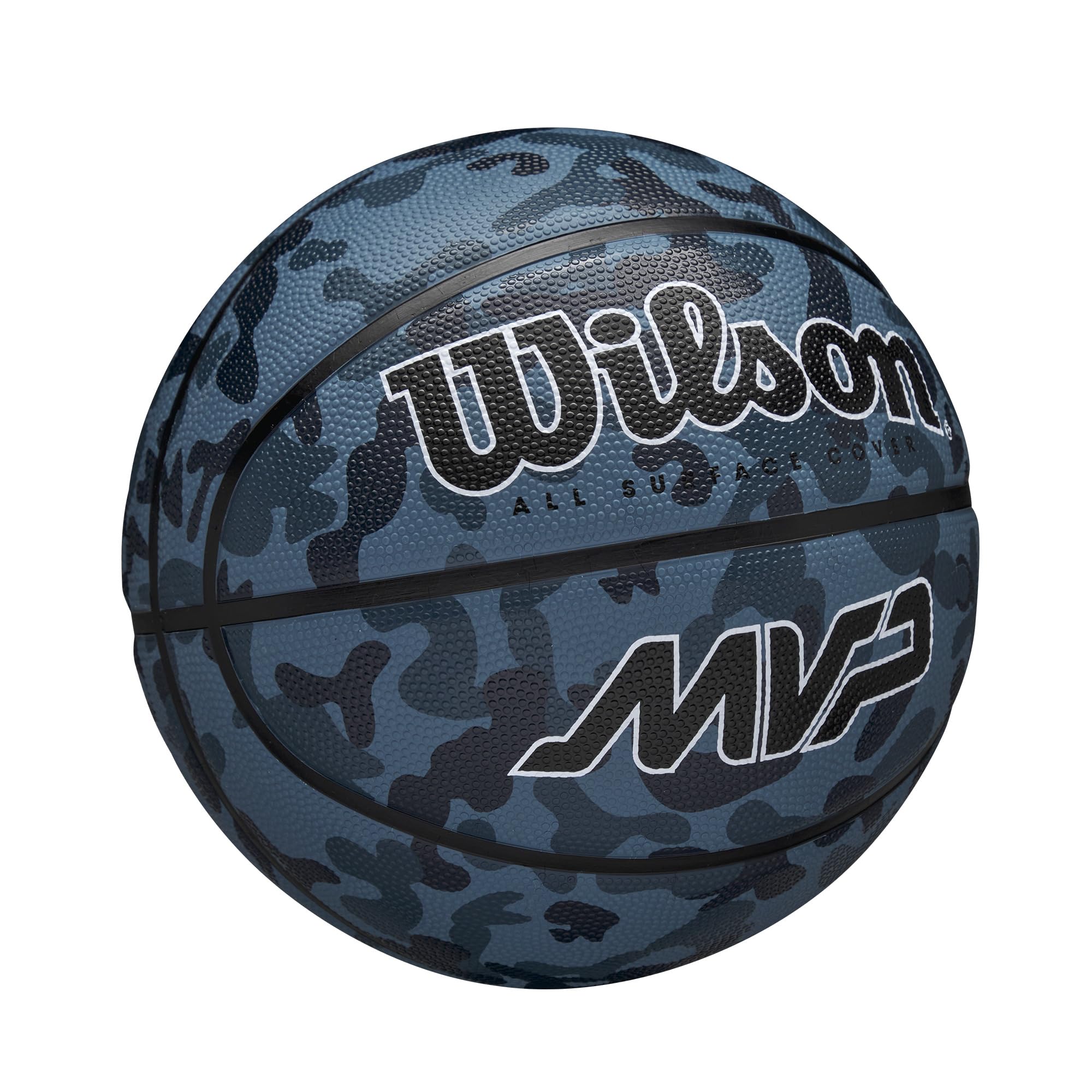 Wilson Unisex Mvp Camo Koszykówka Niebieska 7 Piłka, Niebieska, 7 EU