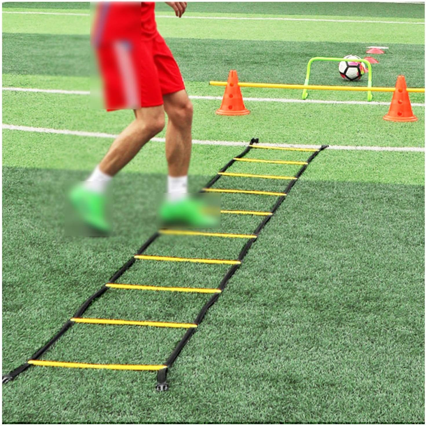 スピードアジリティラダー トレーニングラダー 調整可能なサッカーの敏捷性のはしご シンプルな収納 スピードバスケットボールサッカーフィットネス足トレーニング キャリーバッグ付き Xxiojun Color Yellow Size 8 3 4m Faz Co Zm スピードアジリティラダー トレーニングラダー 調整可能なサッカーの敏捷性のはしご シンプルな収納 スピードバスケットボールサッカーフィットネス足トレーニング キャリーバッグ付き Xxiojun Color Yellow Size 8 3 4m Faz Co Zm