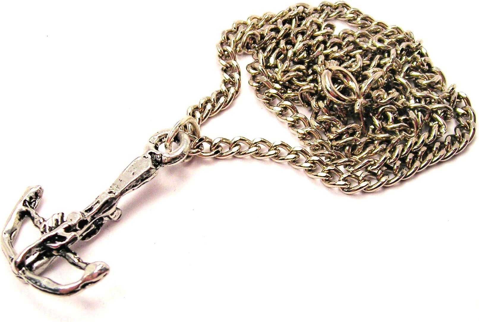 ChubbyChicoCharms Crossbow Zombie Hunter Or Sports Single Charm 18" Necklace