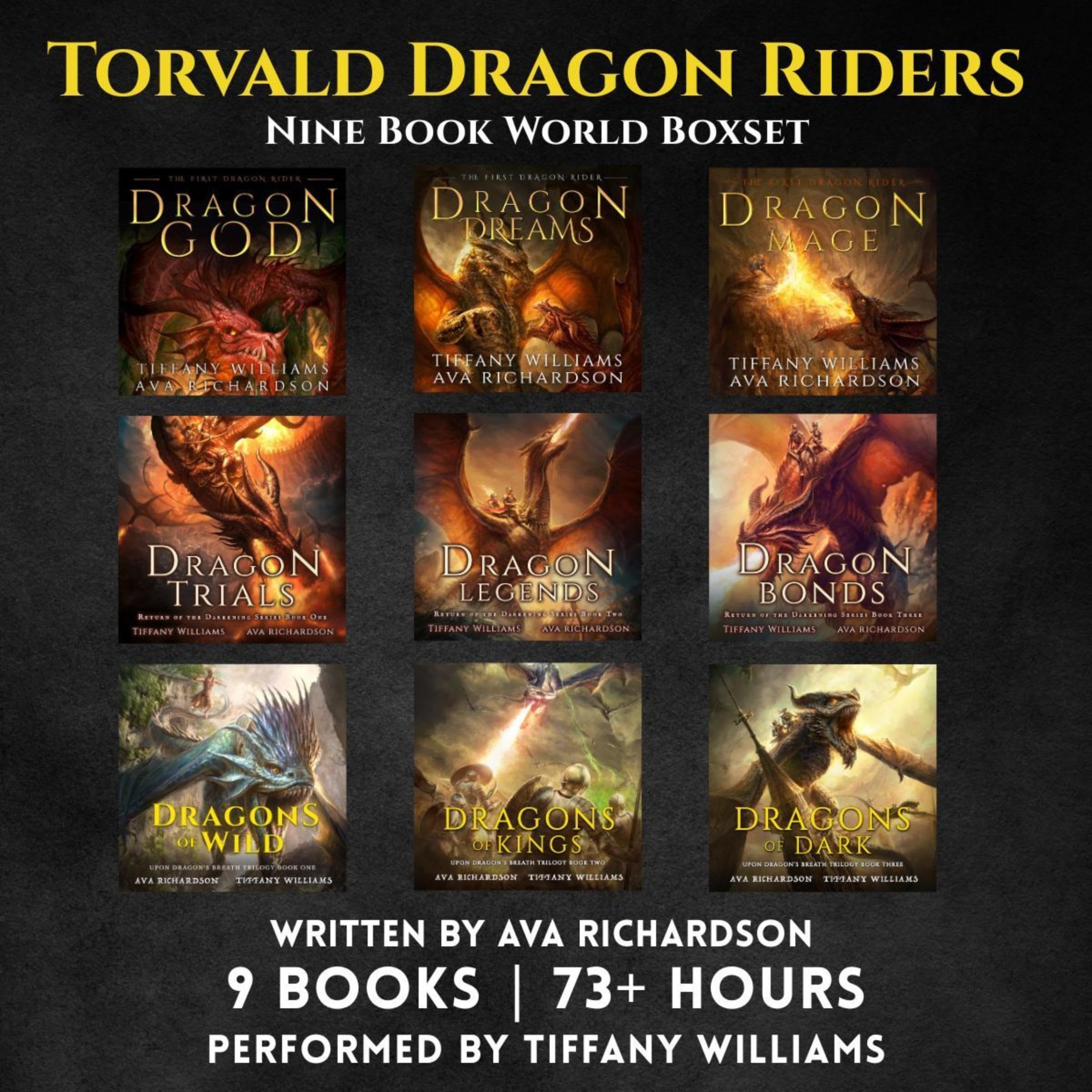Cover art for Torvald Dragon Riders: Nine Book World Boxset