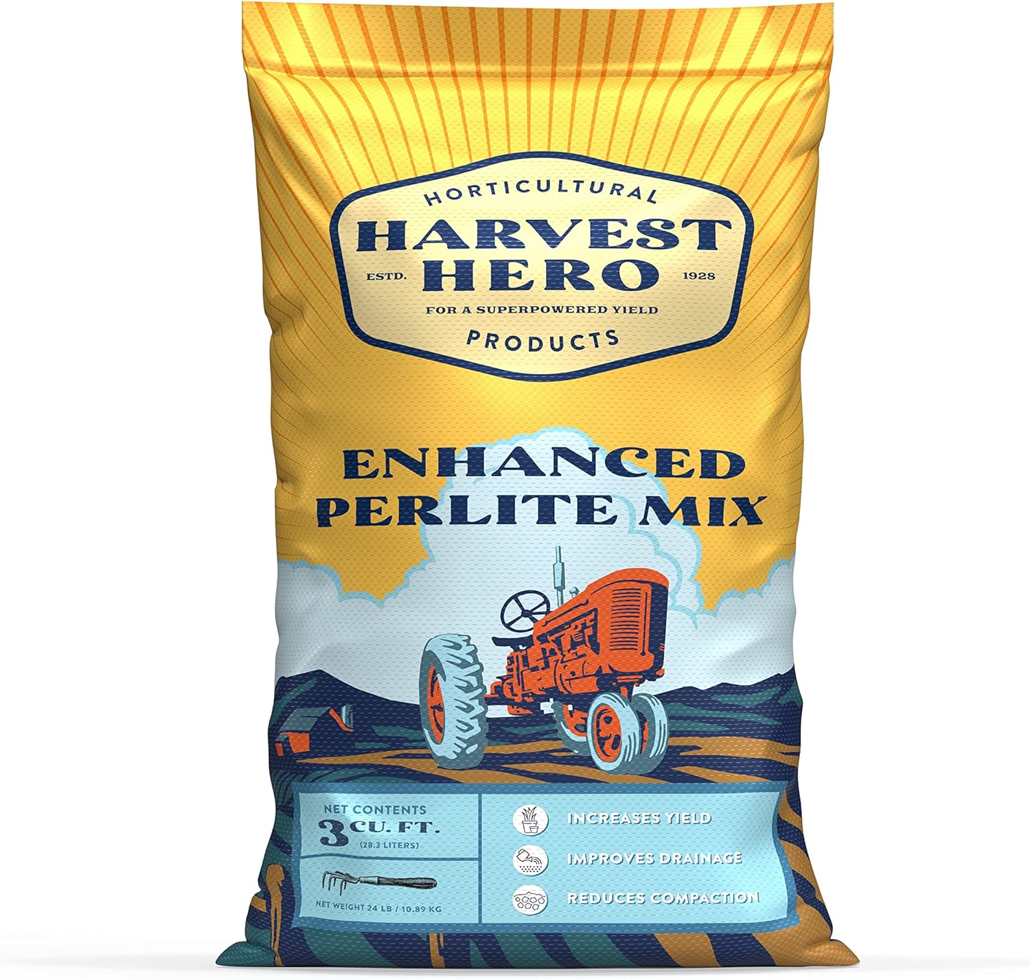 Harvest Hero Enhanced Perlite Soil Mix with Diatomaceous