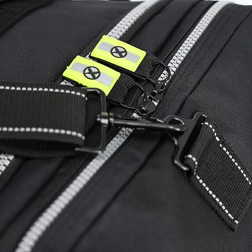 Miniatura 4 de Lightning X Fireman Fireman - Bolsa de equipo con compartimento para casco, rejillas de ventilación de malla y cruz maltesa para primera respuesta