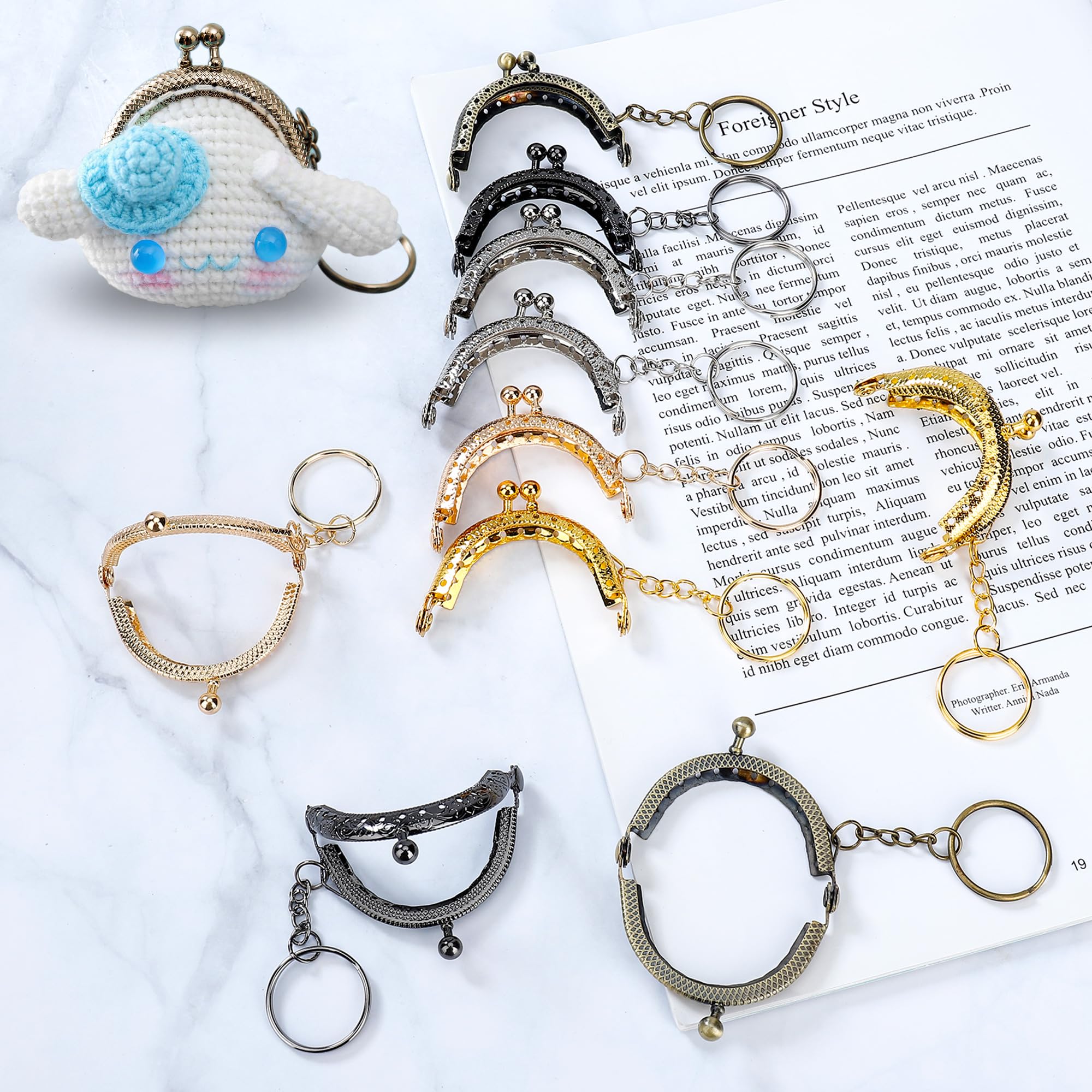 Cadre De Sac à Main En Métal, Arc En Métal Cadre Baiser Fermoir Serrure,Pour Porte-monnaie Vintage/Accessoires De Bricolage/Sacs Pour Femmes/Sacs à Main