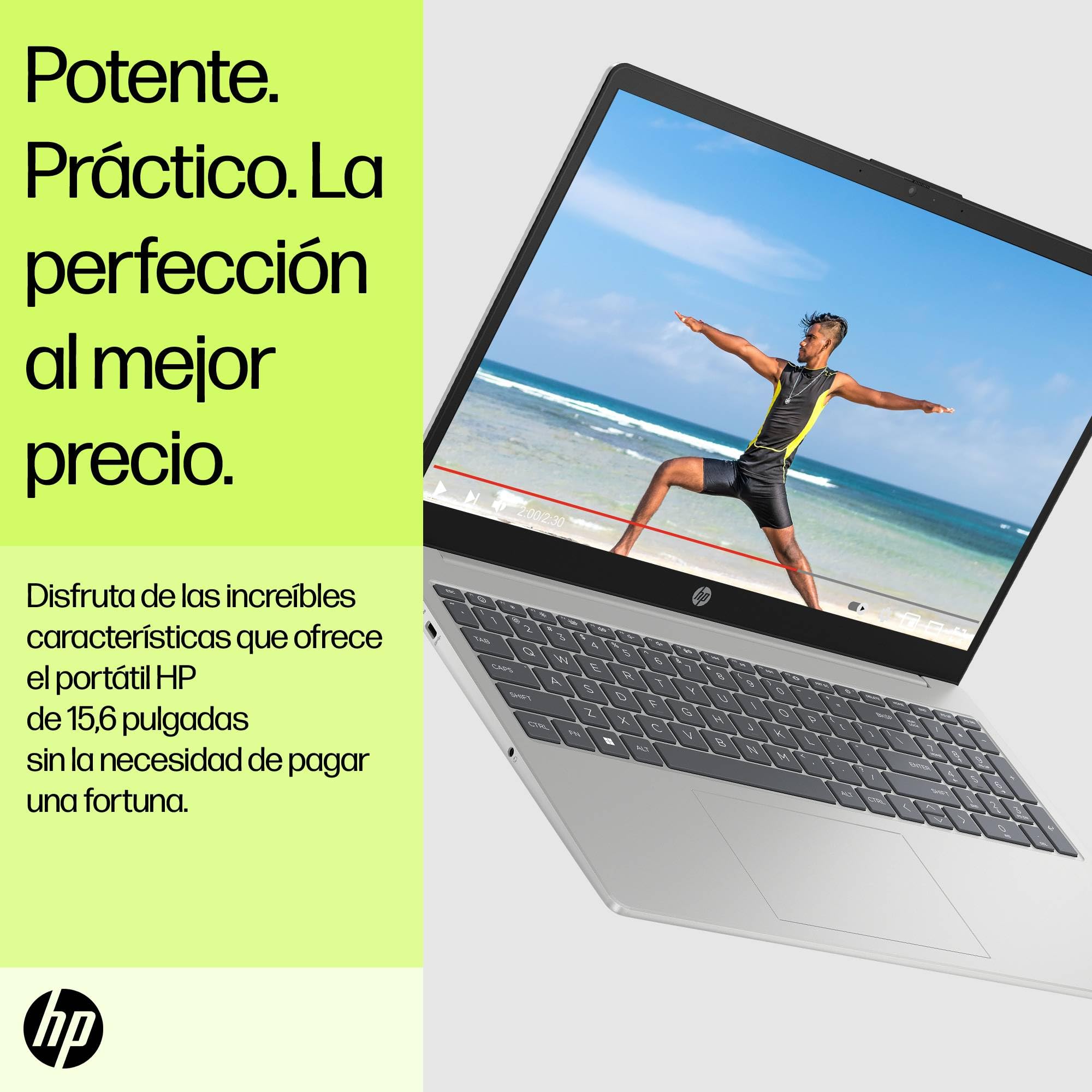HP 15-fd0402ns - Ordenador portátil de 15.6" FHD (Intel Core 5 120U, 16GB RAM, 1TB SSD, Intel Graphics, Windows 11) Blue - Teclado QWERTY Español