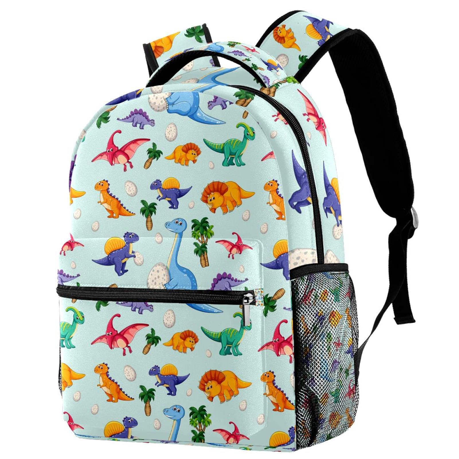 Sac à dos d'école multicolore idéal pour le lycée et les sorties décontractées - 7