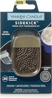Midsummer's Night Sidekick Visor Leaf Clip Fragrance Starter Kit - 30 Days of Car Filling Fragrance