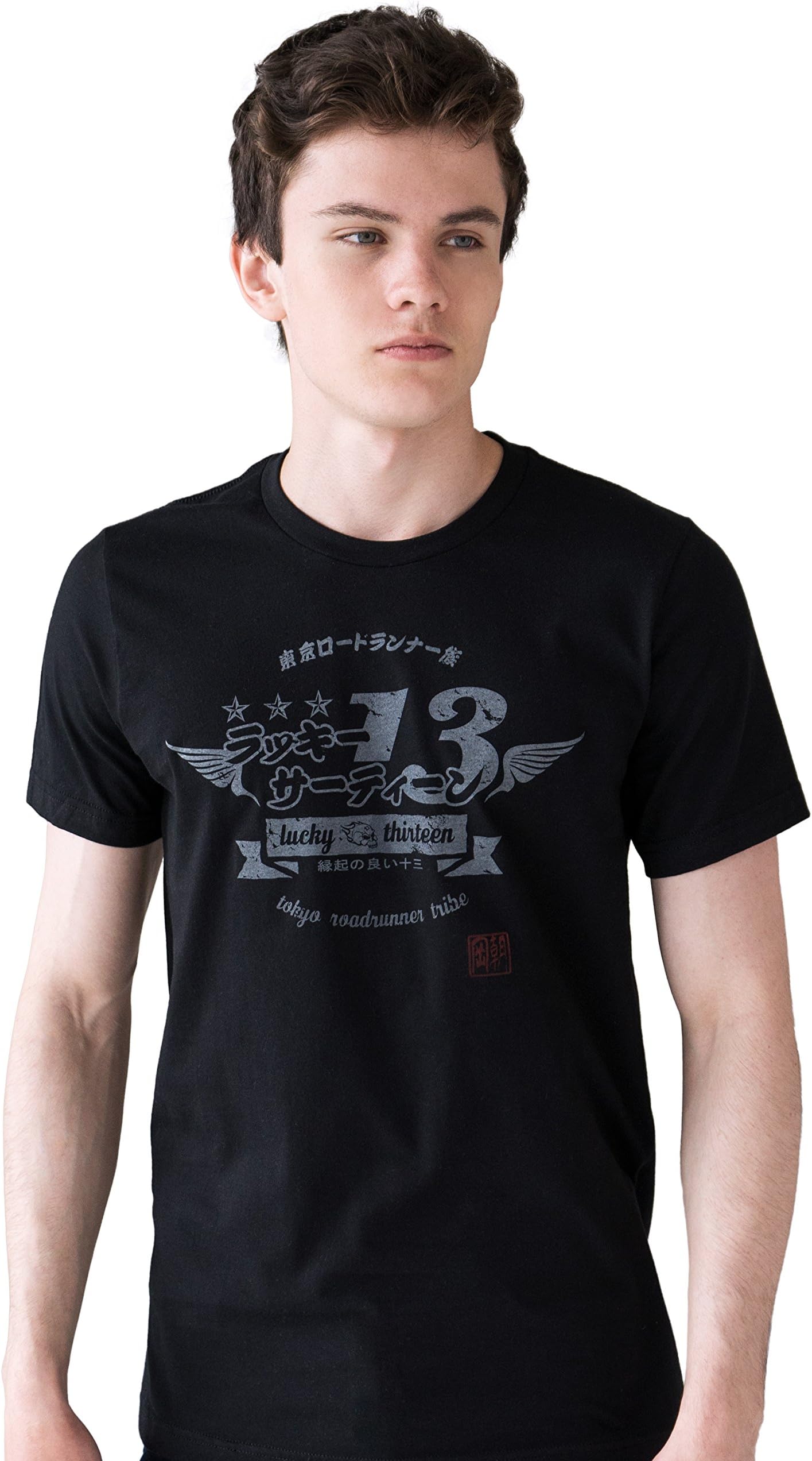 Strand Clothing Japanese T Shirt Tokyo Roadrunner Harajuku Kaminari Japan Anime Manga Punk Tee