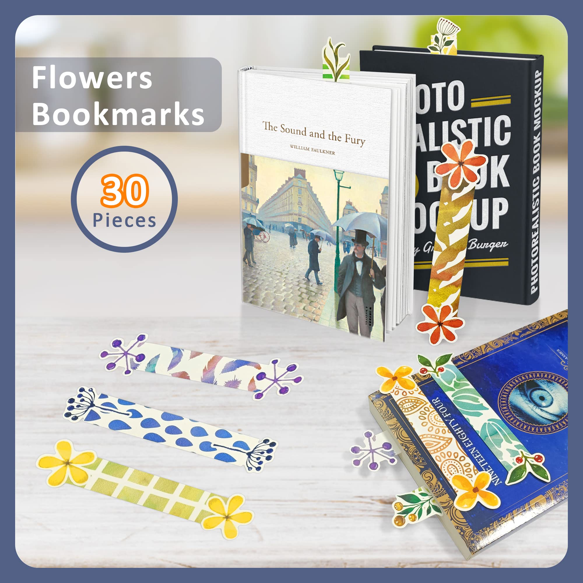 Wocoxo Natural Style Paper Bookmarks - Image 2
