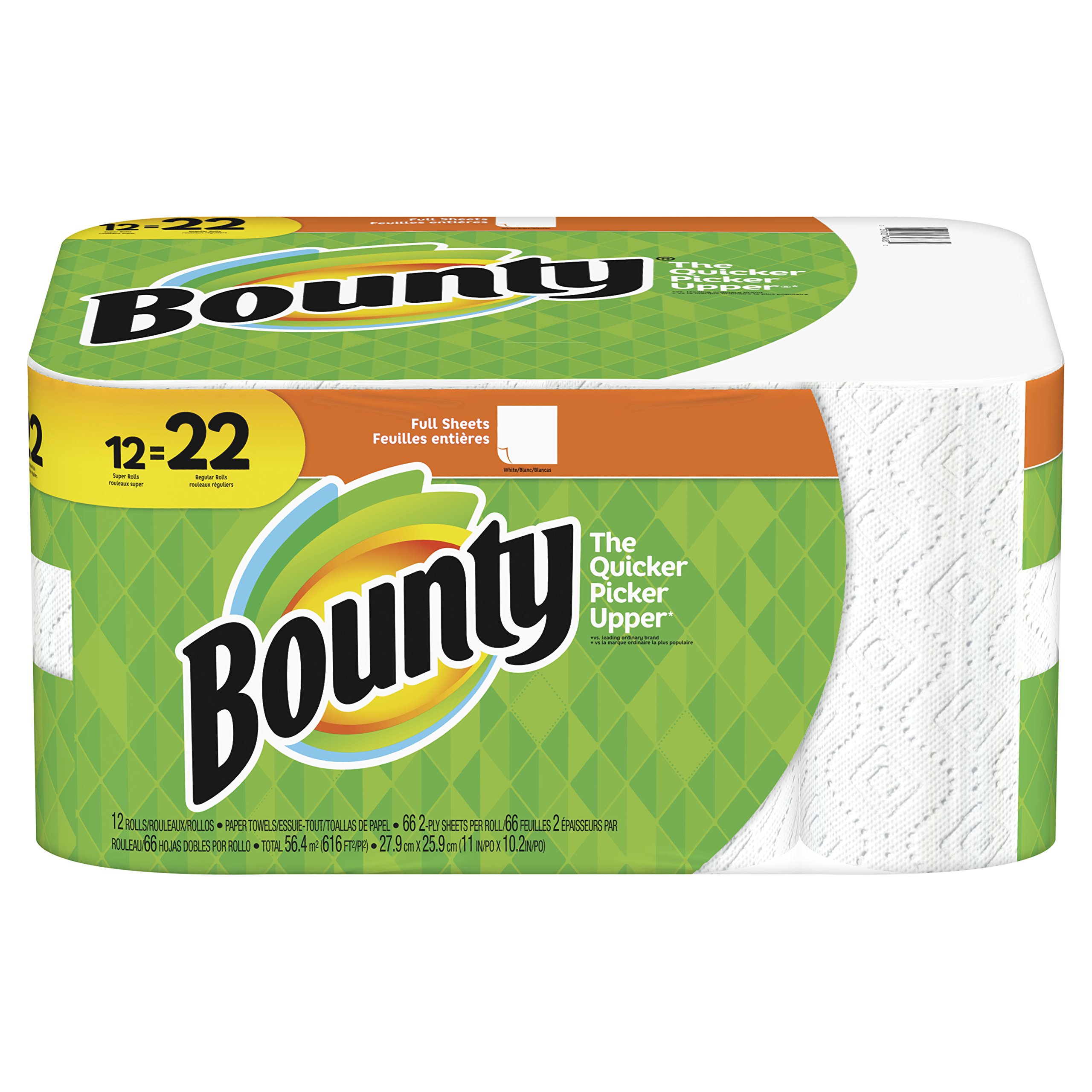 Bounty Paper Towels Super Rolls, White