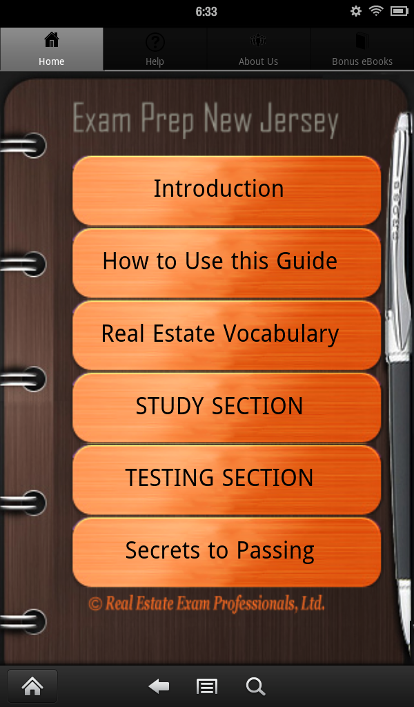 ExamPrepNJ New Jersey Real Estate Salesperson License Exam Prep