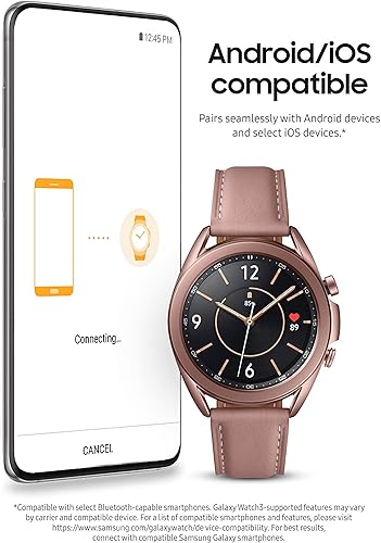 Miniatura 8 de Reloj inteligente Samsung Galaxy Watch 3 (1.614 in, GPS, Bluetooth) con monitoreo de salud avanzado, seguimiento de fitness y batería de larga
