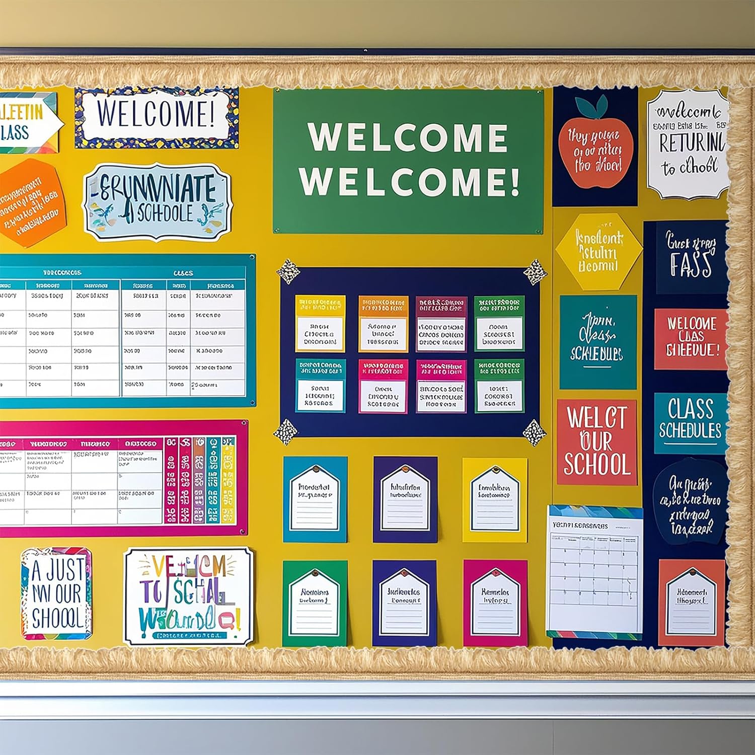 FYSUIMU 32.8Ft Brown Fringe Bulletin Board Border Emulate Twine Die Cut Trim Border Roll for Classroom Chalkboard Wall Decor 8 81eUXFB925L. AC SL1500