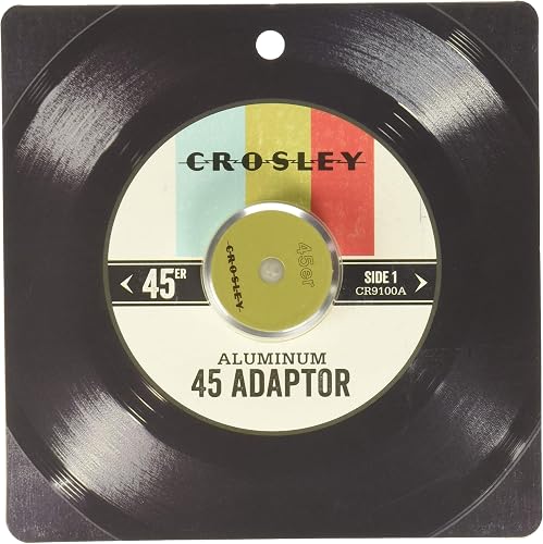 Crosley CR9001A-GR Aluminum 45 Adapter, Green