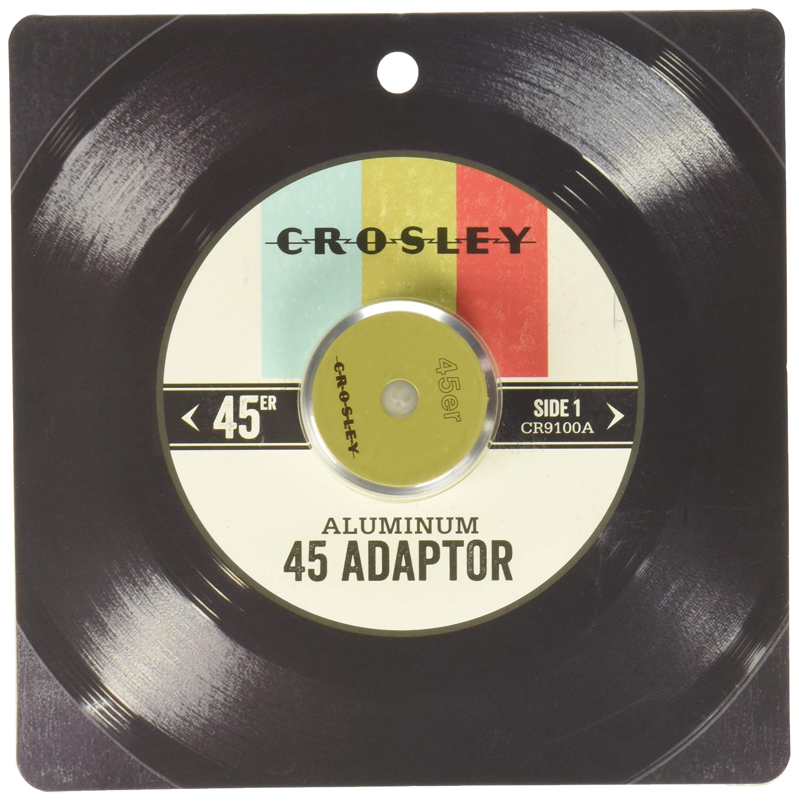 Crosley CR9001A-GR Aluminum 45 Adapter, Green