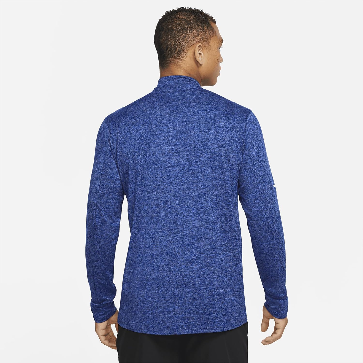 Nike Element Men's Dri-FIT 1/2-Zip Running Top (Obsidian/Game Royal, DD4756-451) Size Small - Image 2