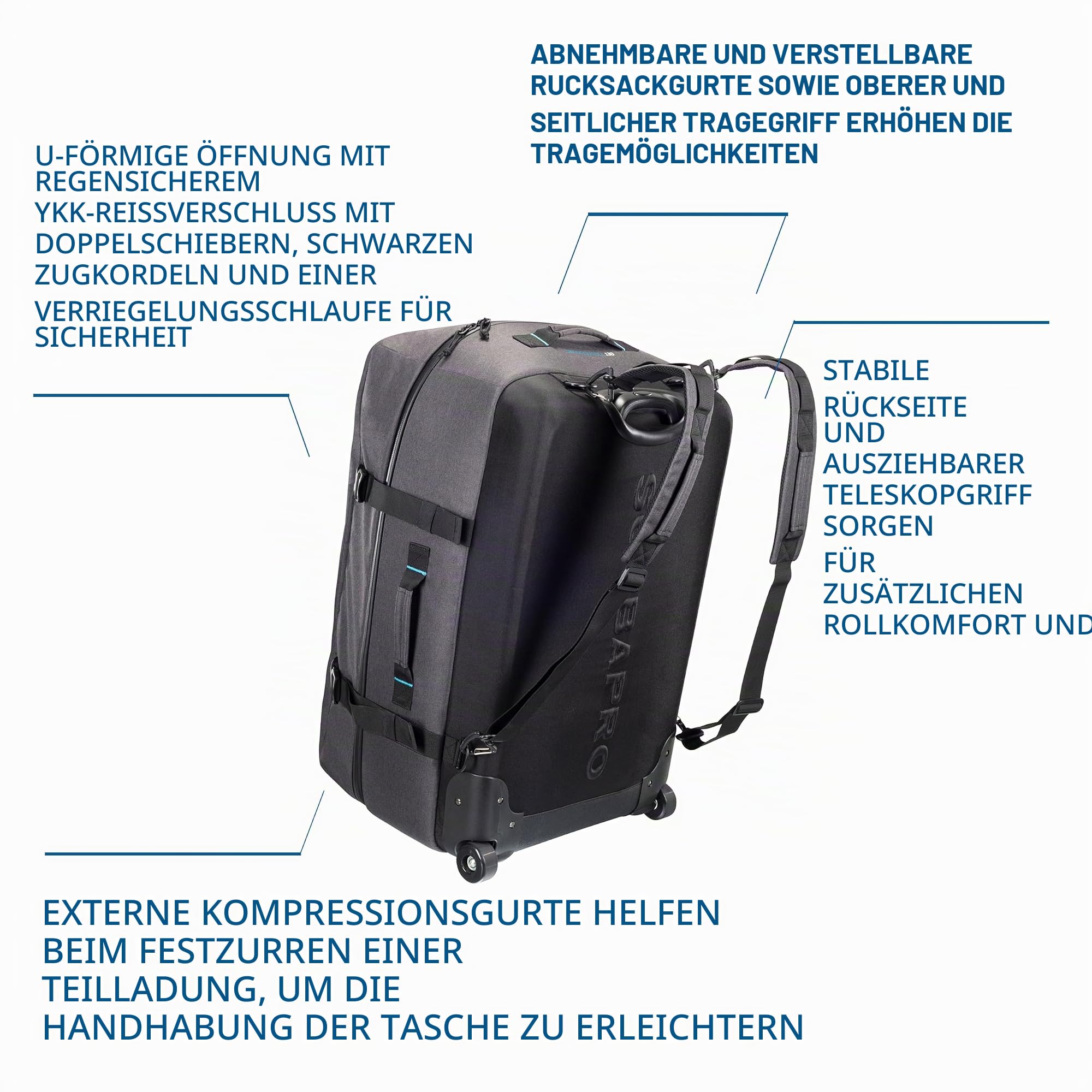 Scubapro Definition Roll 130 Atemregler für Kaltwasser, Unisex, für Erwachsene, Grau, None Or Other