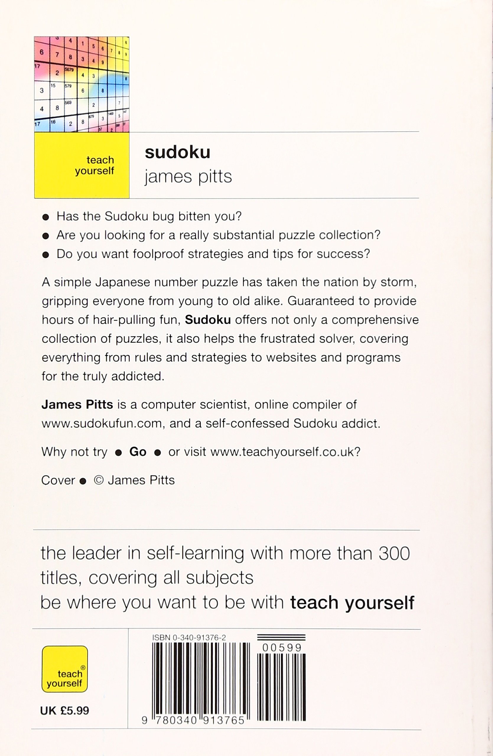 Sudoku (Teach Yourself Sports & Games)